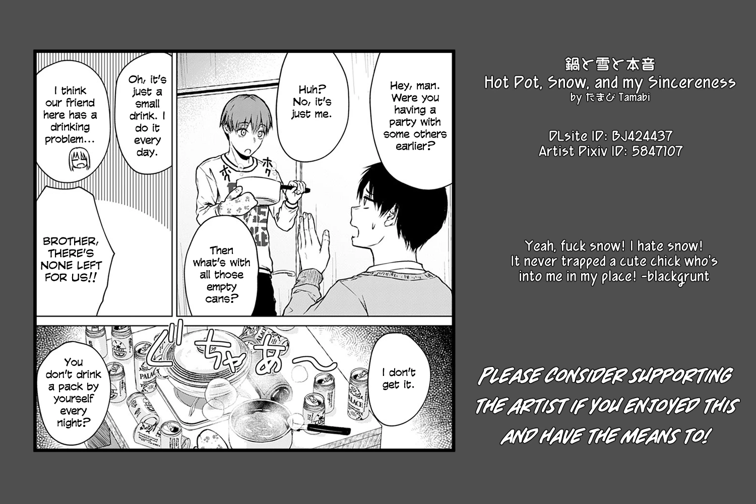Hot Pot, Snow, and my Sincereness | Nabe to Yuki to Honne porn comic picture 27