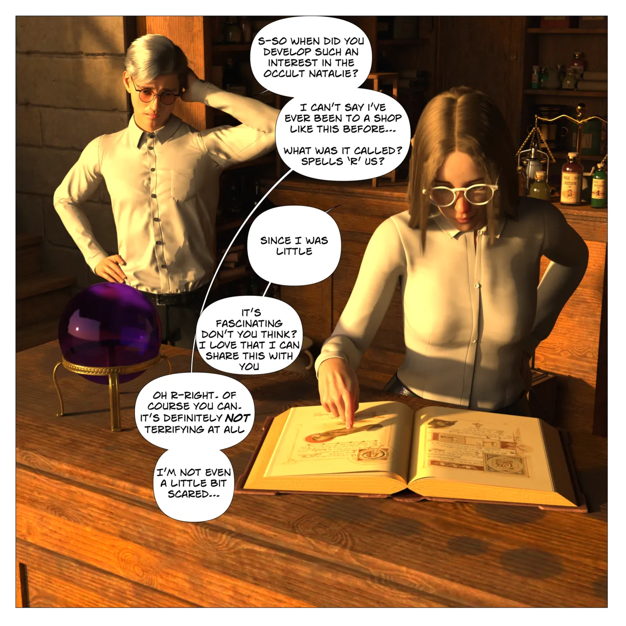 Hot to the Touch porn comic picture 1