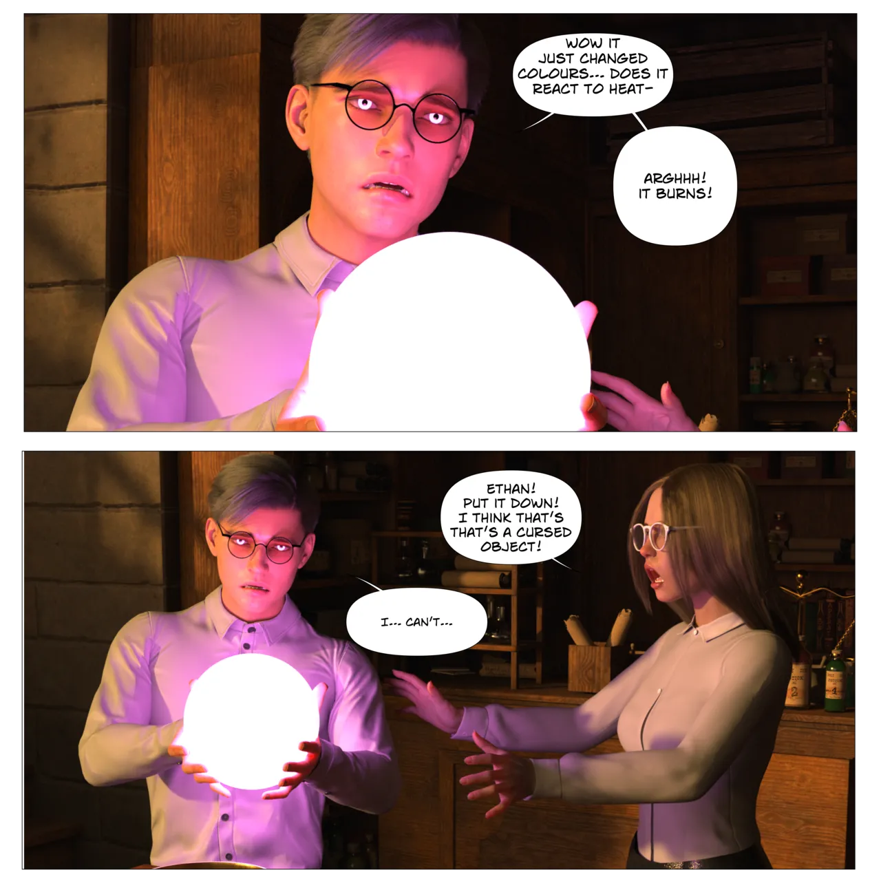Hot to the Touch porn comic picture 3