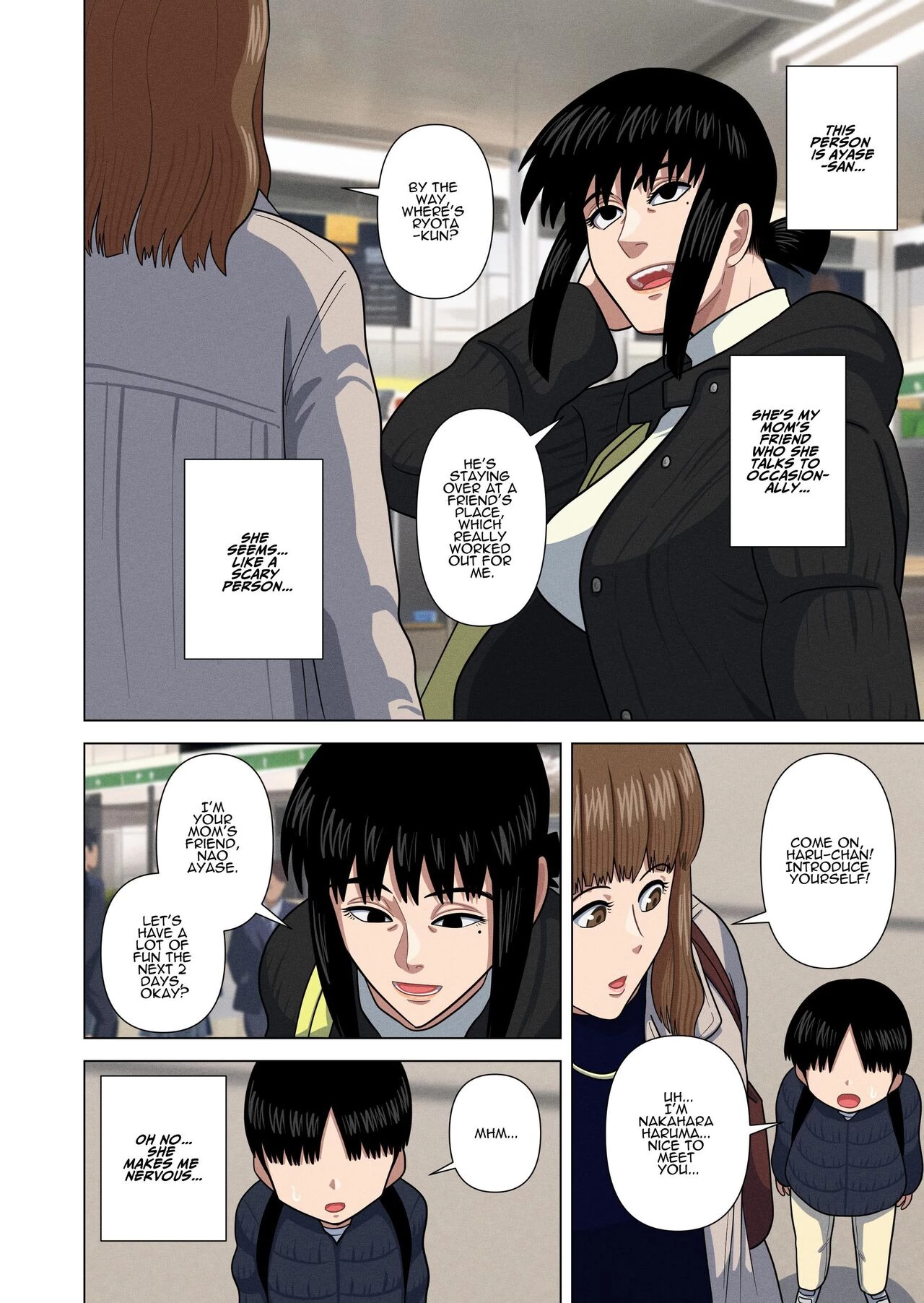 Hotspring Trip With My Mom's Friend... | Oba-san to Onsen Ryokan de... porn comic picture 3