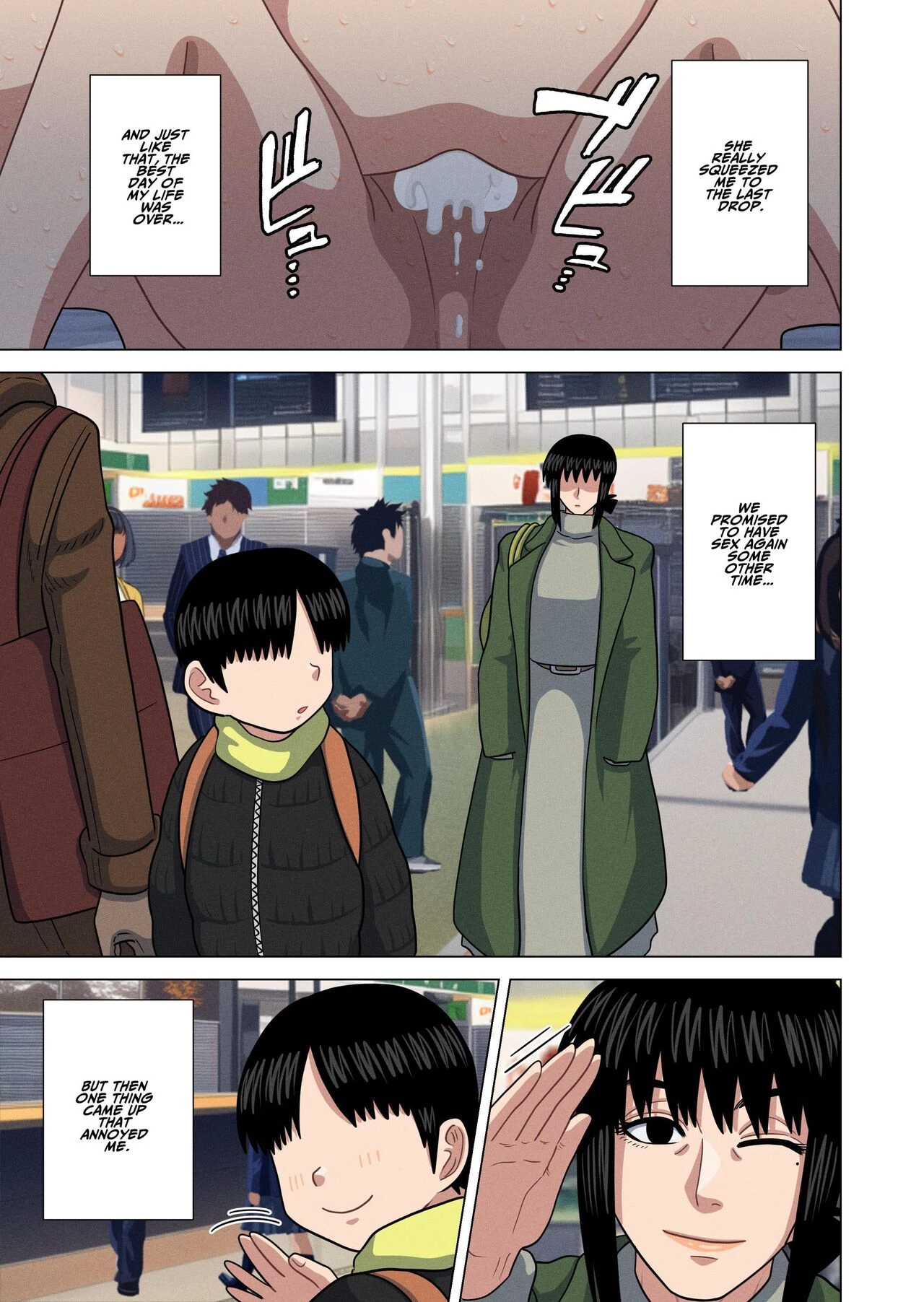 Hotspring Trip With My Mom's Friend... | Oba-san to Onsen Ryokan de... porn comic picture 40