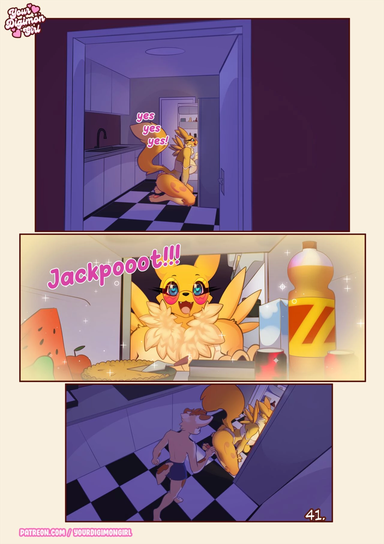 How 2 hide your Renamon (Ongoing) porn comic picture 43