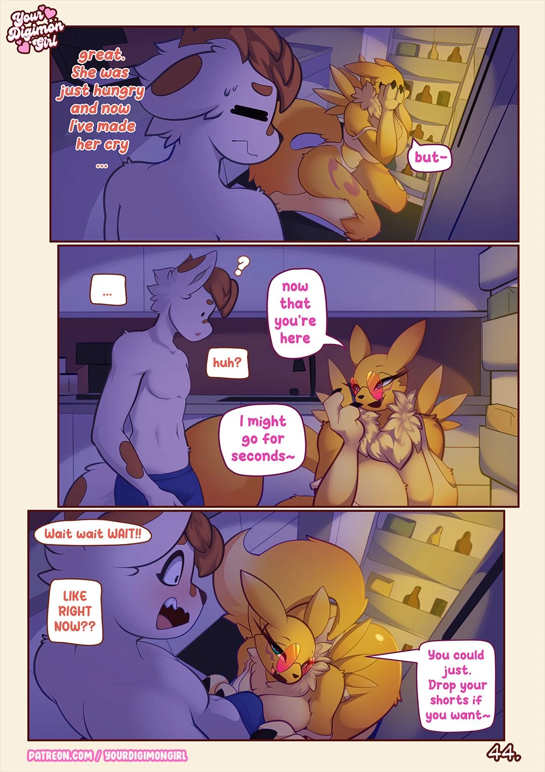 How 2 hide your Renamon (Ongoing) porn comic picture 46