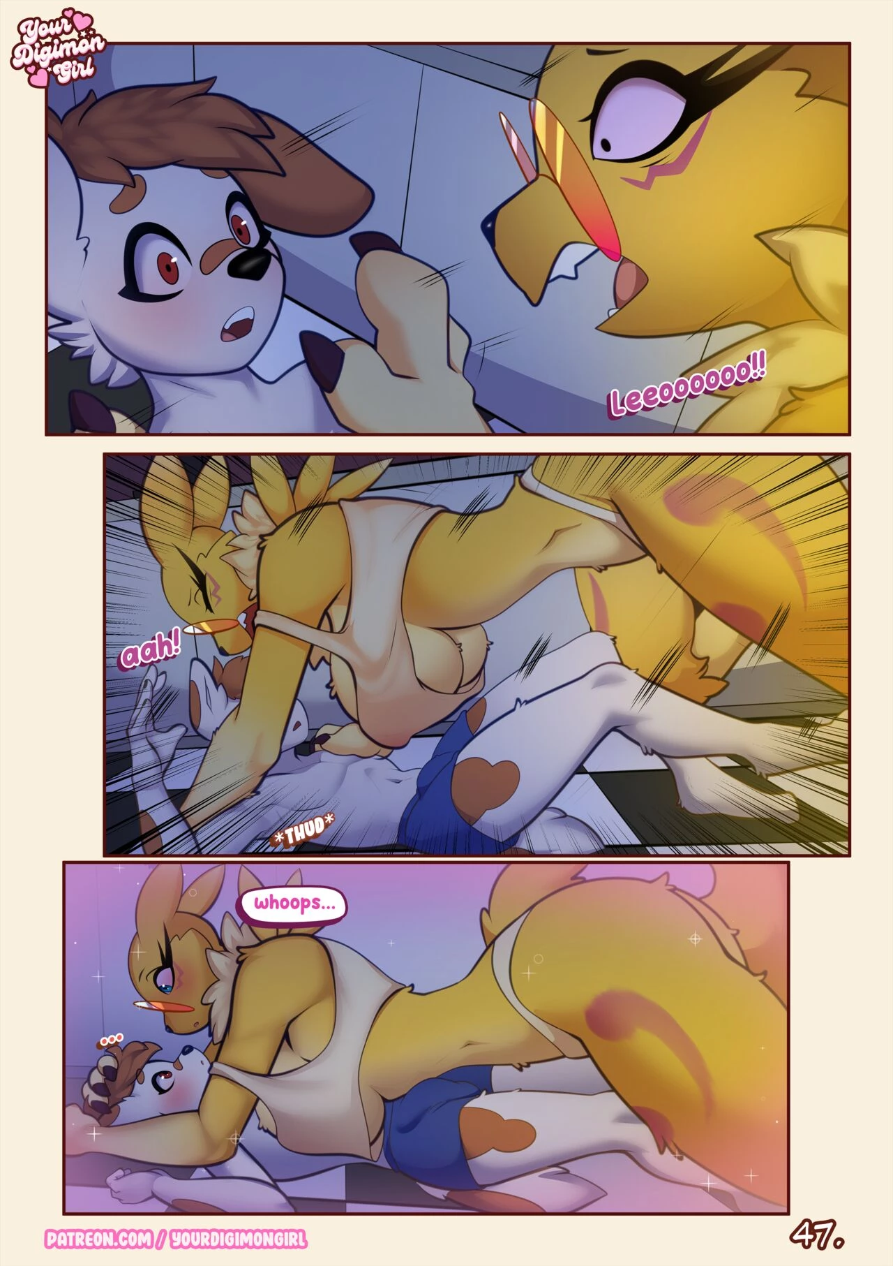 How 2 hide your Renamon (Ongoing) porn comic picture 49