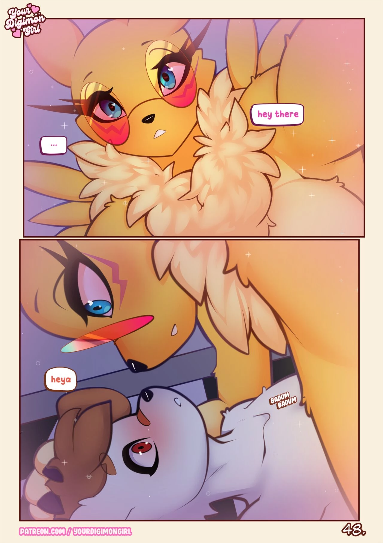 How 2 hide your Renamon (Ongoing) porn comic picture 50