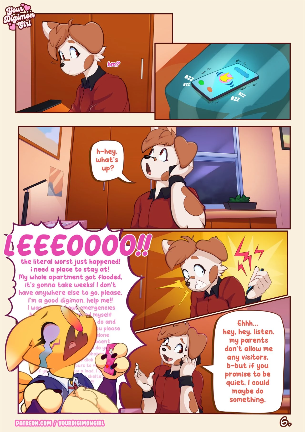 How 2 hide your Renamon (Ongoing) porn comic picture 8
