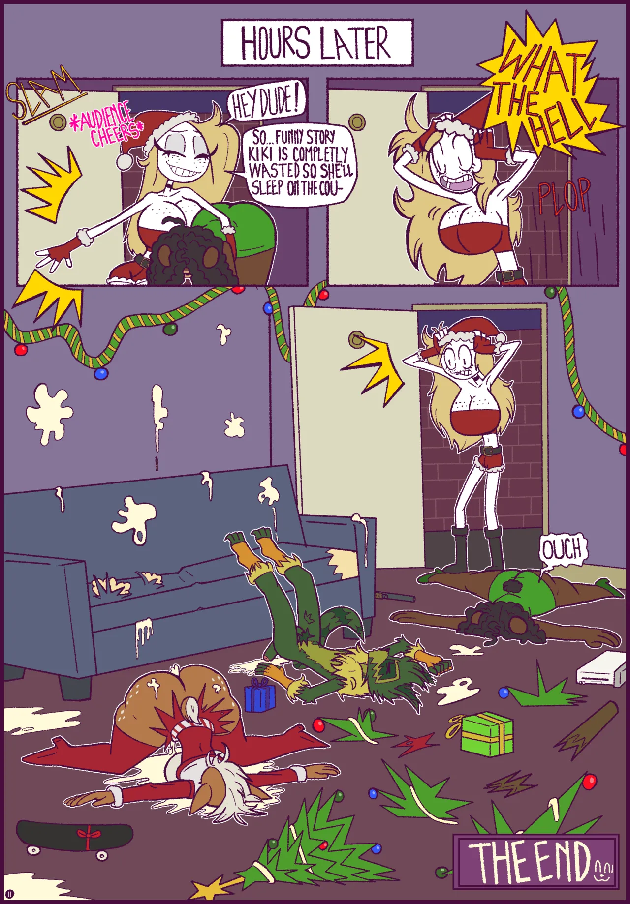 How Fuccoon Fucked Lady Christmas porn comic picture 13