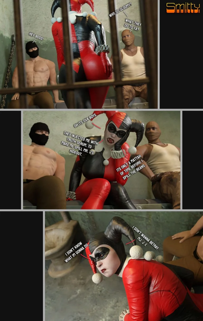 How Harley learned to stop worrying and love her Bozos porn comic picture 1