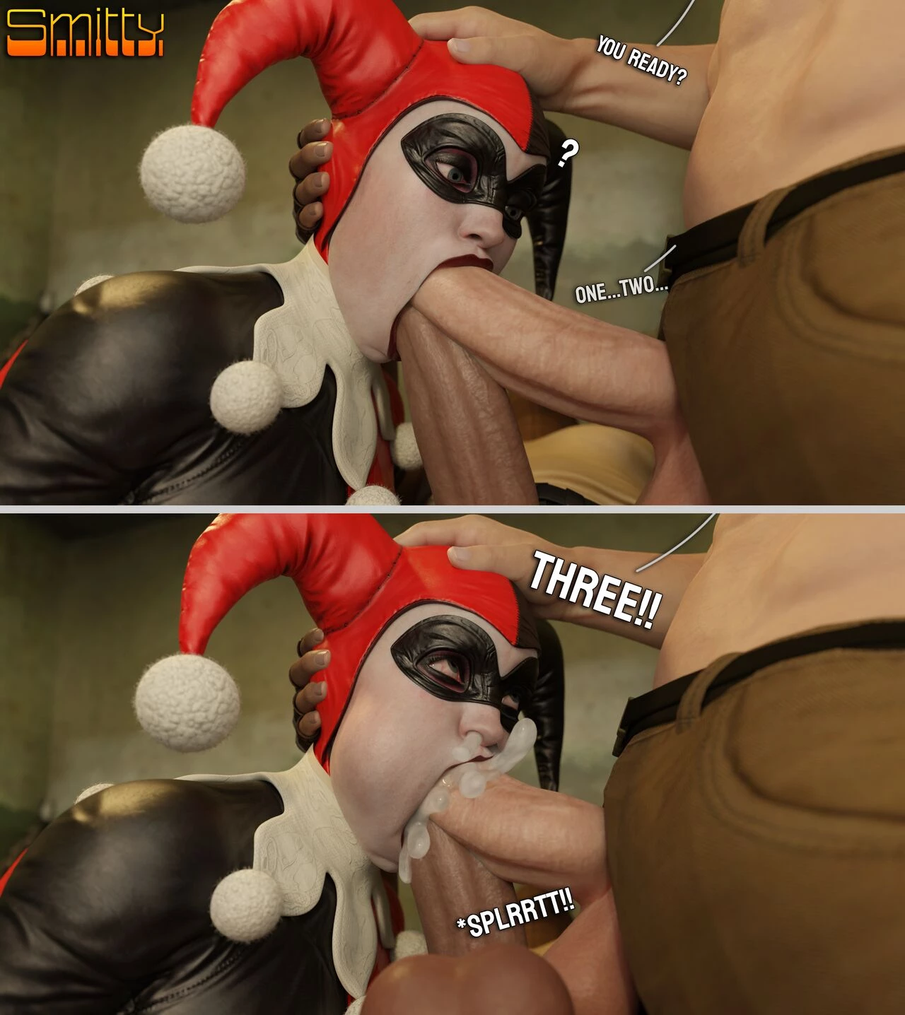 How Harley learned to stop worrying and love her Bozos porn comic picture 6