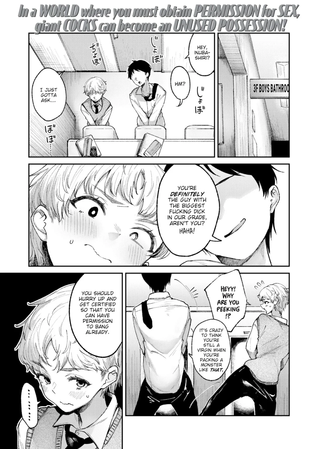 How Long's Your Wang? porn comic picture 1