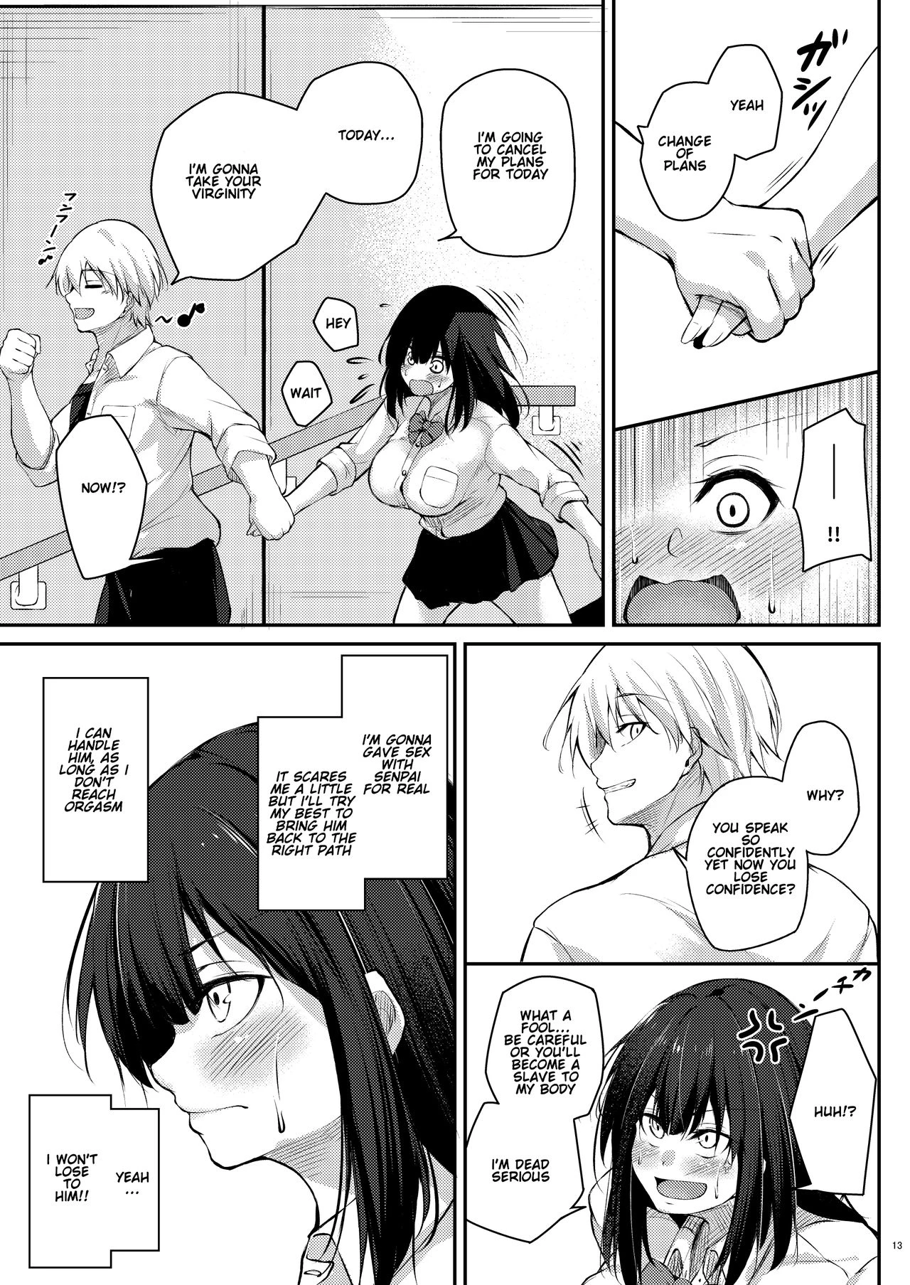 How to rehabilitate a bad senior by a junior discipline committee member | Kouhai Fuukiiin ni Yoru Furyou Senpai no Otoshikata porn comic picture 12