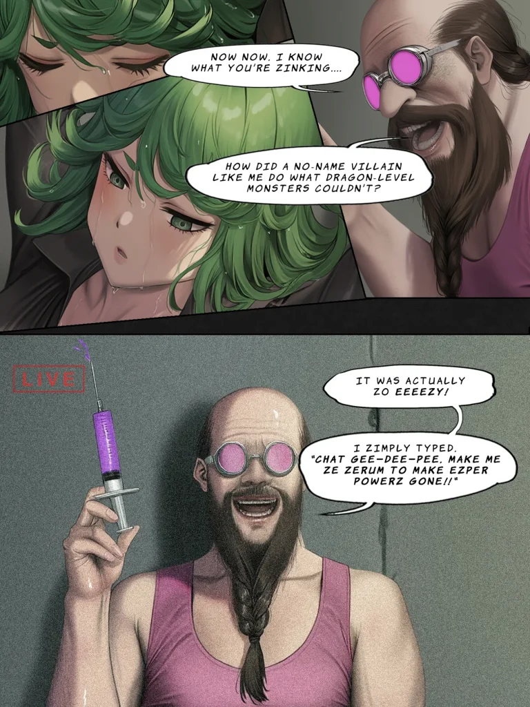 Humanity's Last Broadcast - A Tatsumaki Doujin porn comic picture 12