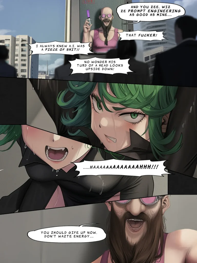 Humanity's Last Broadcast - A Tatsumaki Doujin porn comic picture 13