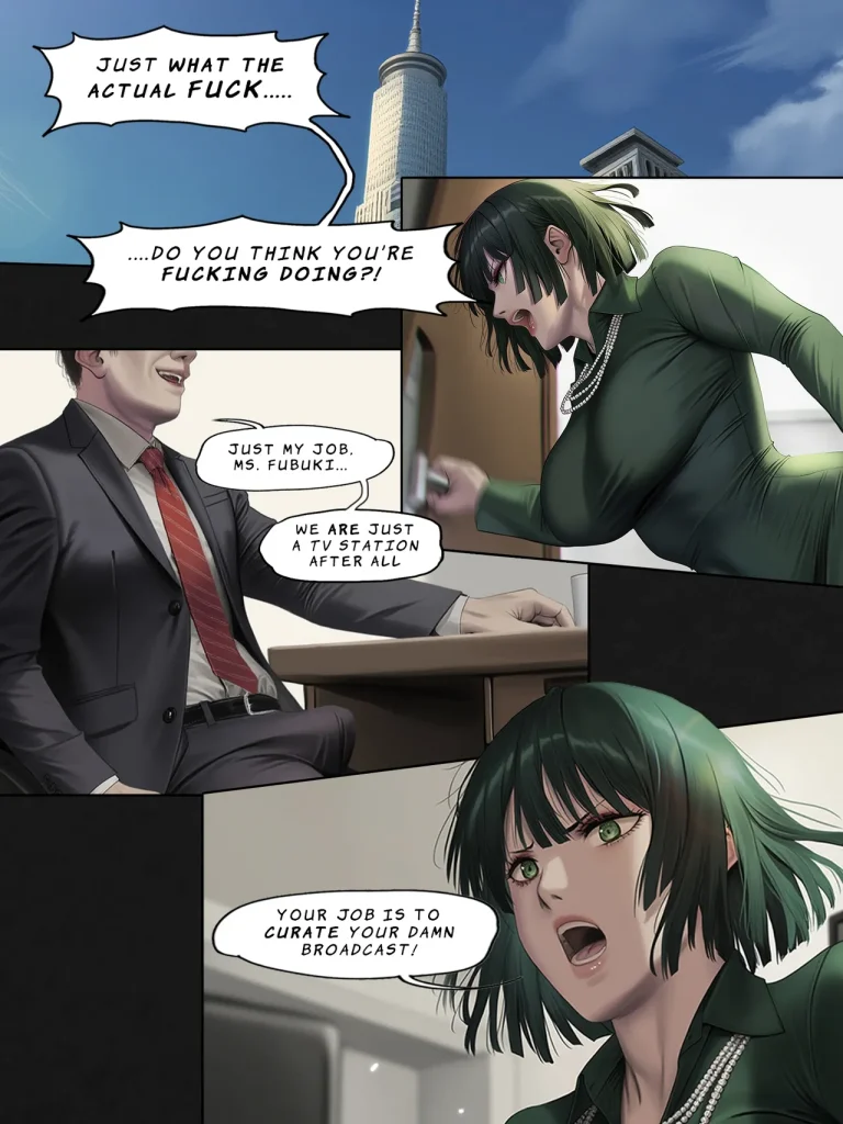 Humanity's Last Broadcast - A Tatsumaki Doujin porn comic picture 4