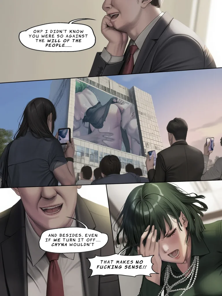 Humanity's Last Broadcast - A Tatsumaki Doujin porn comic picture 49