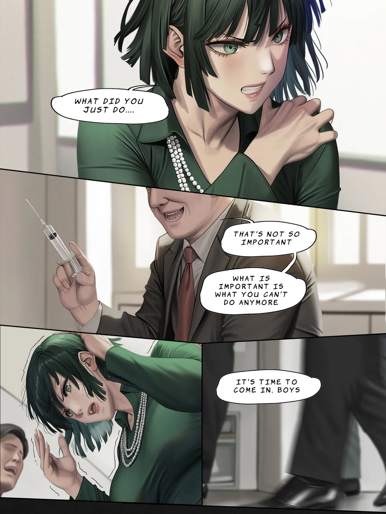 Humanity's Last Broadcast - A Tatsumaki Doujin porn comic picture 54