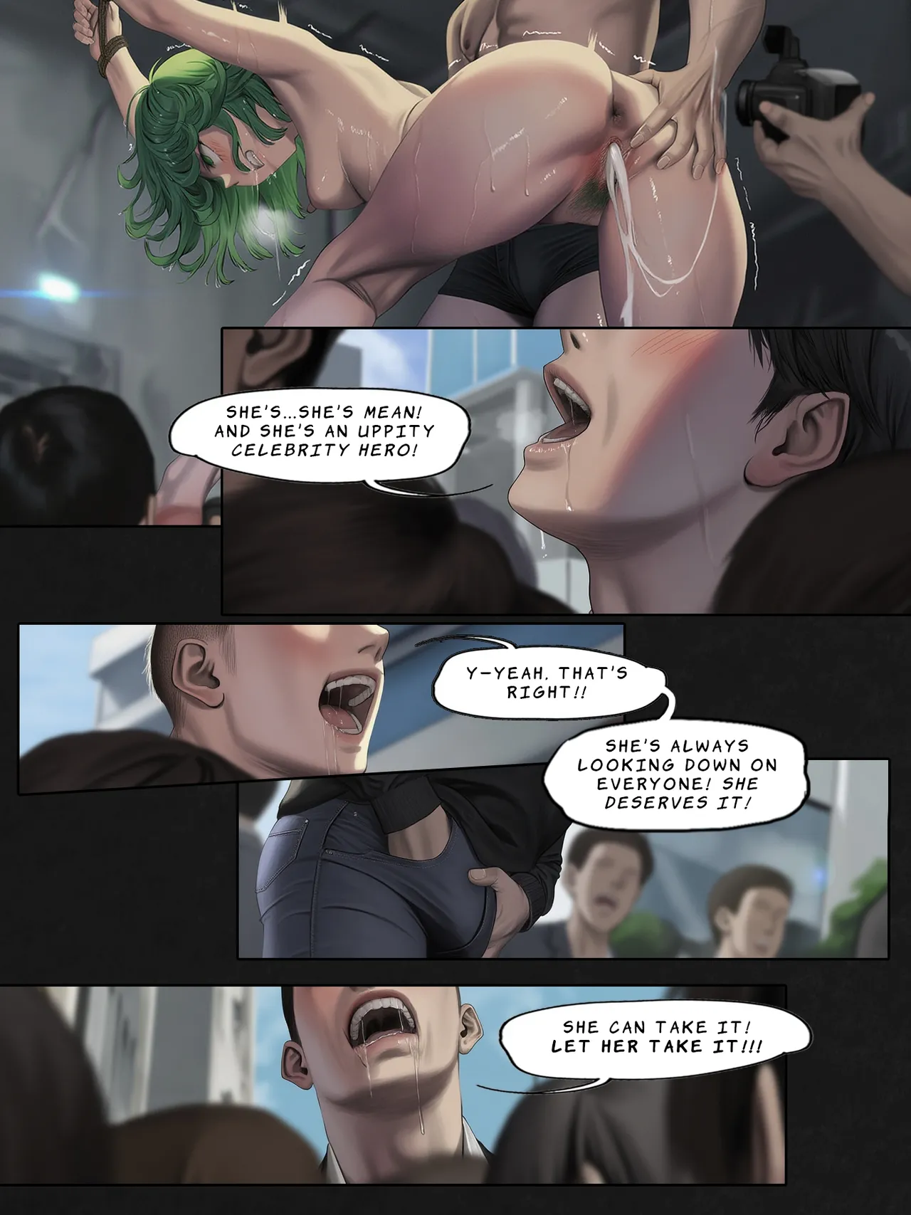 Humanity's Last Broadcast - A Tatsumaki Doujin porn comic picture 69