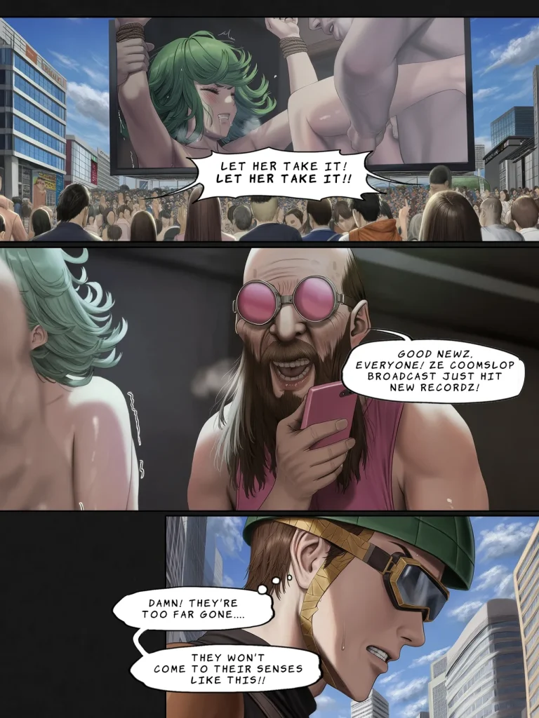 Humanity's Last Broadcast - A Tatsumaki Doujin porn comic picture 70