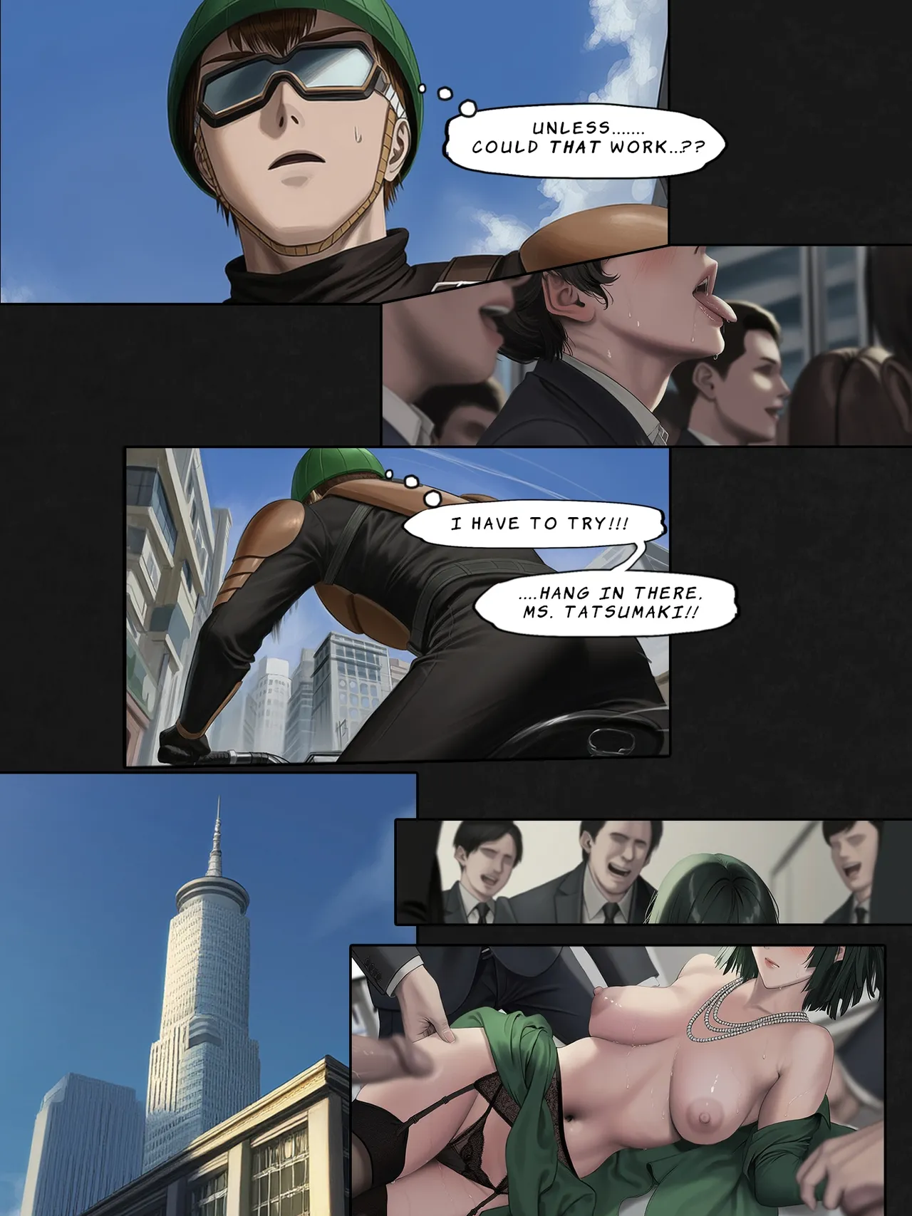 Humanity's Last Broadcast - A Tatsumaki Doujin porn comic picture 71