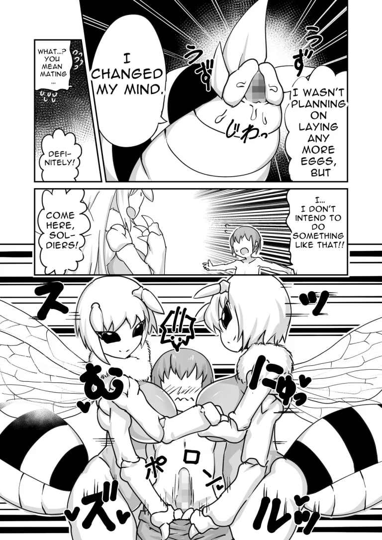Hymenopteral Hush Hush Honey Milking | Hachi no Mitsumitsu Mitsu Shibori porn comic picture 15