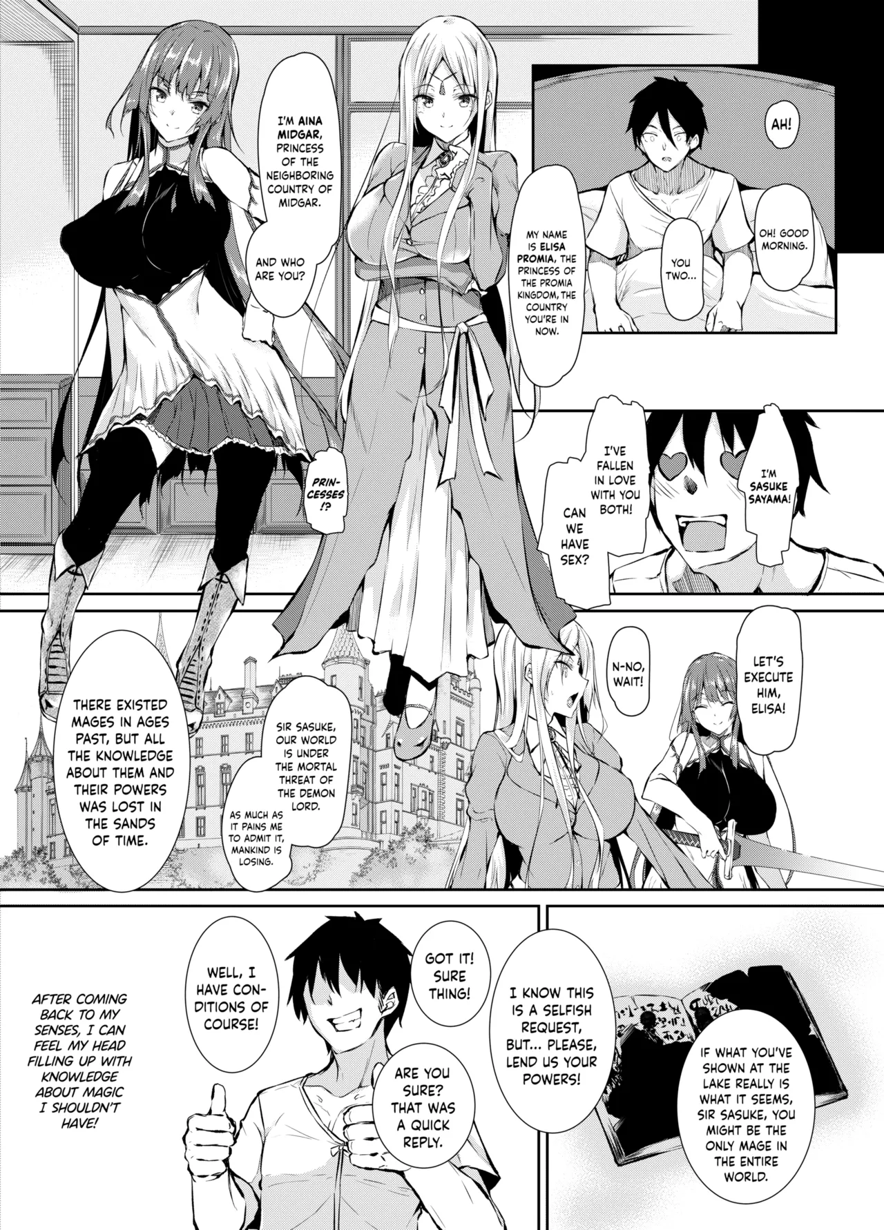 I Became a Mage in Another World porn comic picture 5