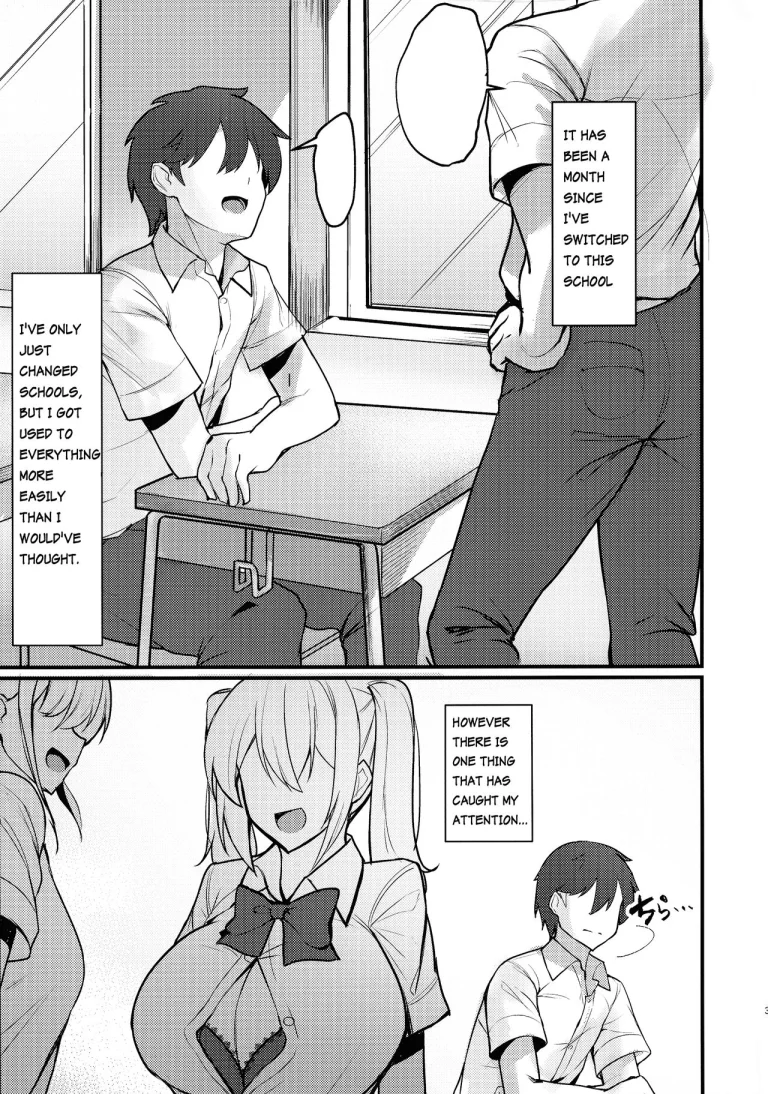 I Can't Help But Think About The Gyaru With Massive Breasts In My Class | Class no Bakunyuu Gal ga Kininatte Shikatanai! porn comic picture 2