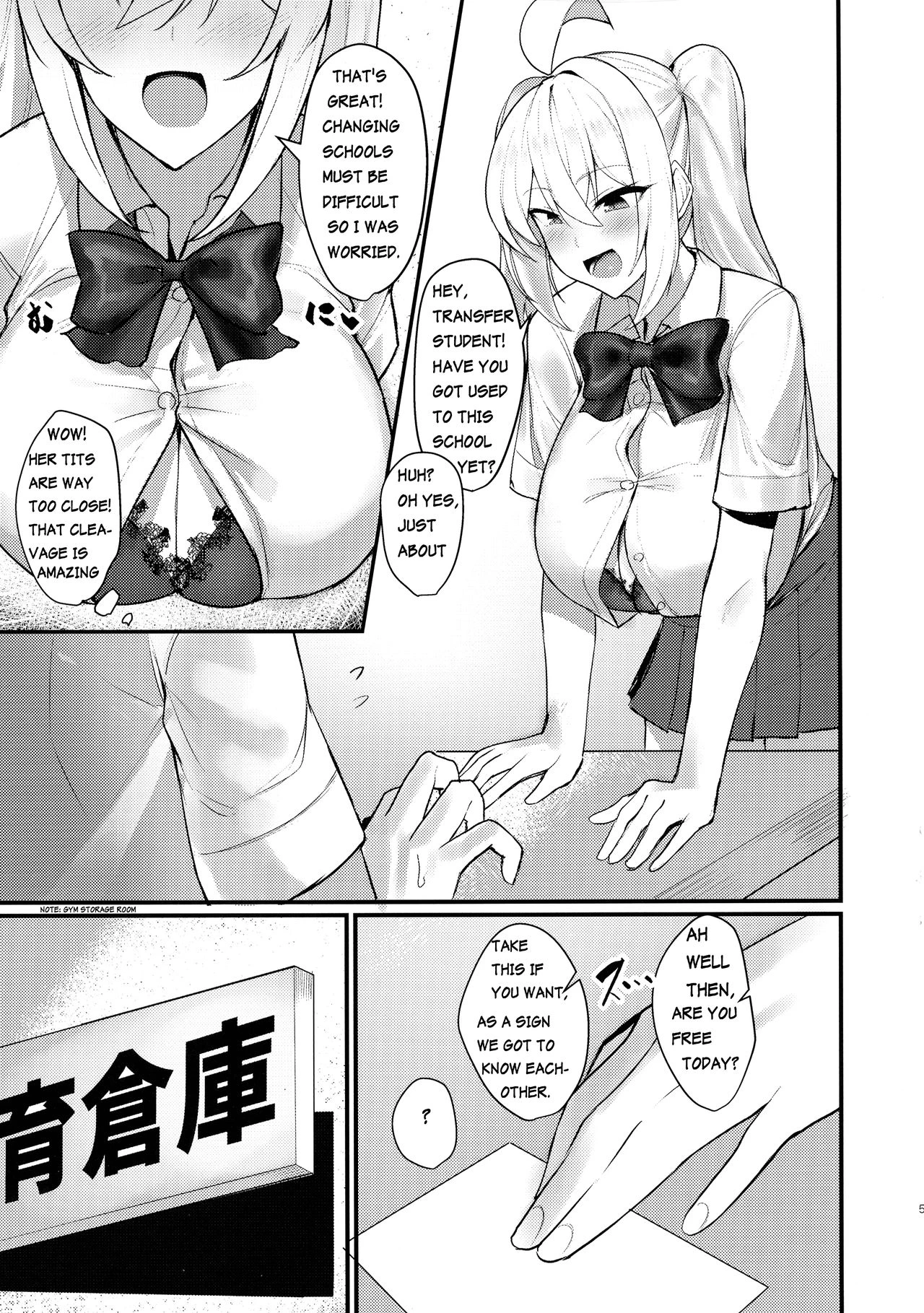 I Can't Help But Think About The Gyaru With Massive Breasts In My Class | Class no Bakunyuu Gal ga Kininatte Shikatanai! porn comic picture 4