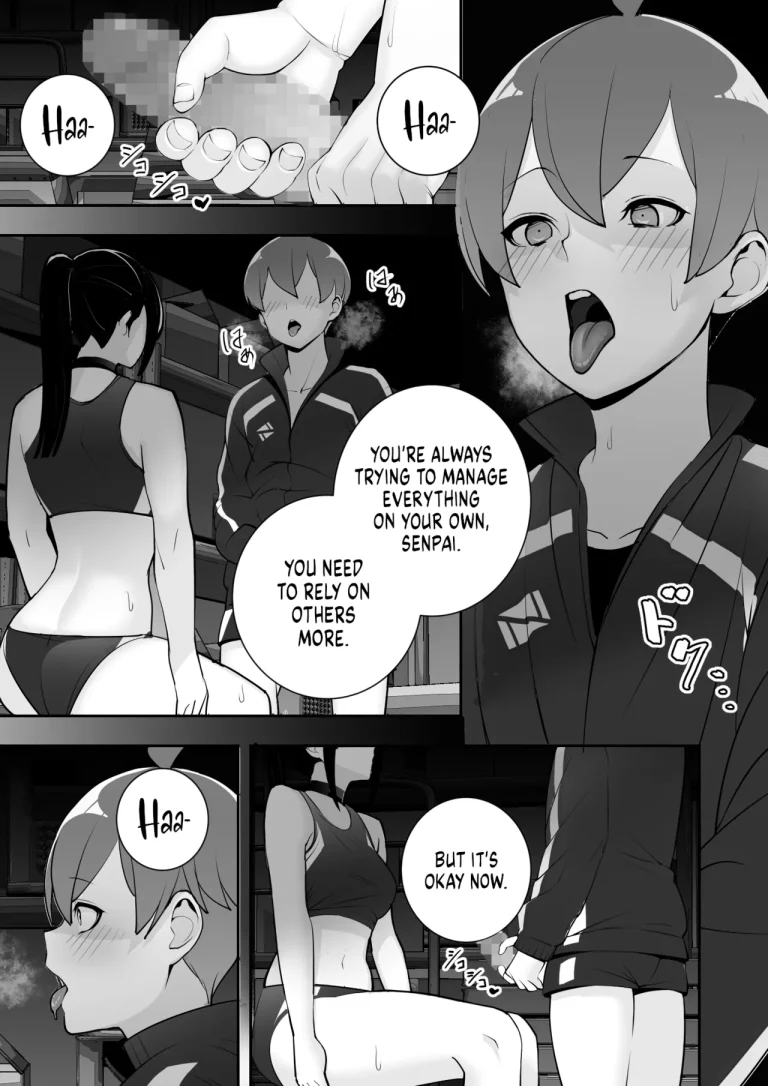 I Claimed my Beloved Track-and-Field Senpai and Brainwashed her into my Perfect Woman | Reizoku no Kubiwa Akogare no Rikujoubu Senpai o Toraete Jibun no Konomi ni Sennou Choukyou porn comic picture 20