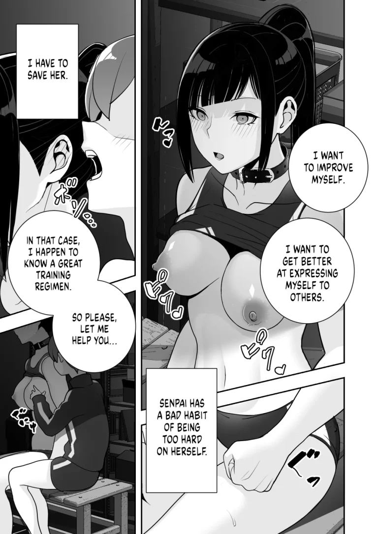 I Claimed my Beloved Track-and-Field Senpai and Brainwashed her into my Perfect Woman | Reizoku no Kubiwa Akogare no Rikujoubu Senpai o Toraete Jibun no Konomi ni Sennou Choukyou porn comic picture 42