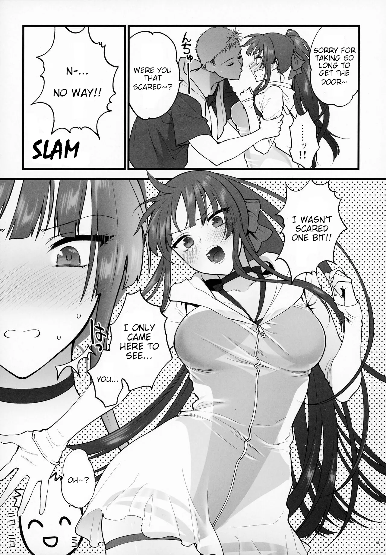 I just wanted to show you my swimsuit, nothing else was intended | Mizugi Mise ni Kita Dakedashi!! porn comic picture 12