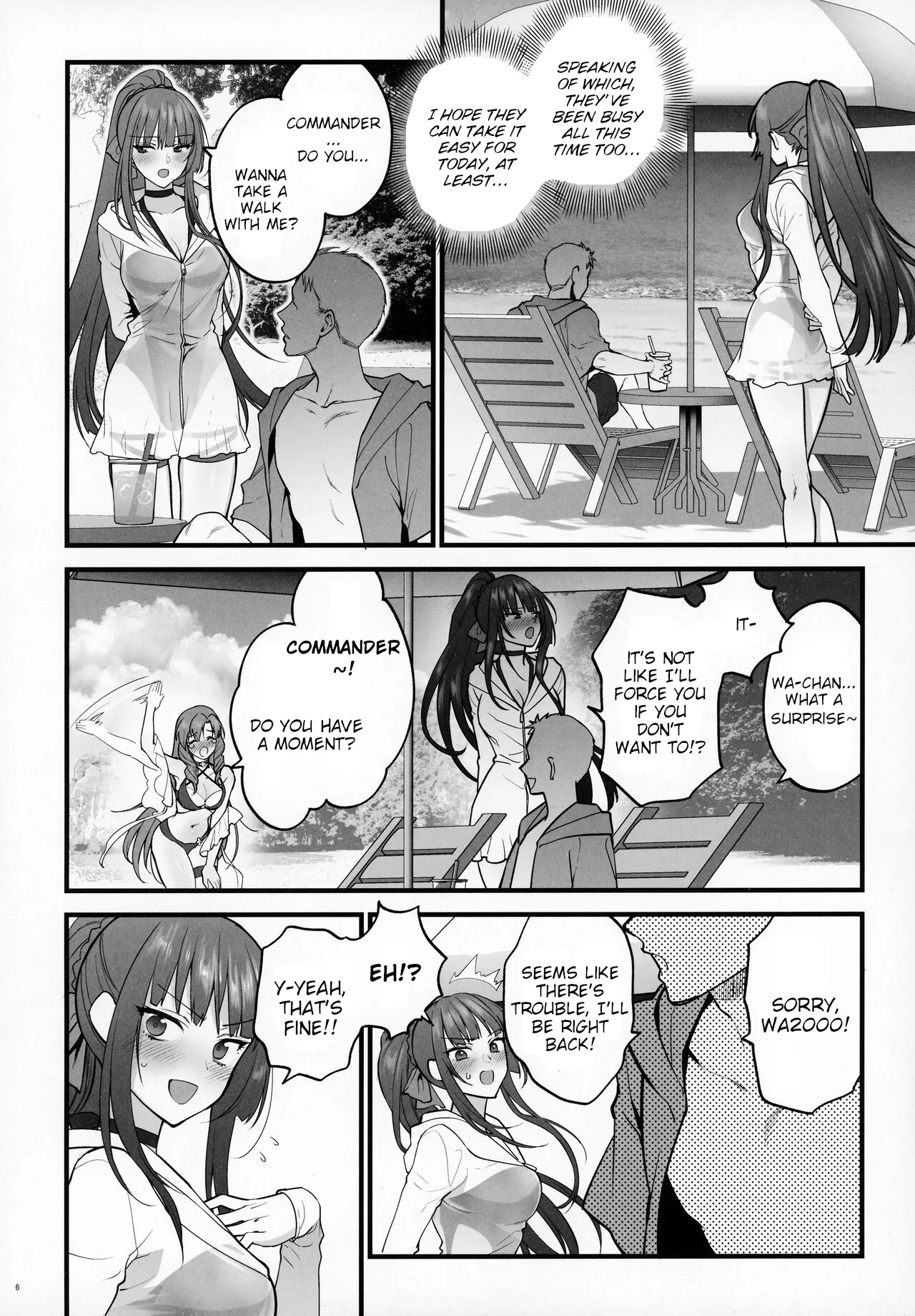 I just wanted to show you my swimsuit, nothing else was intended | Mizugi Mise ni Kita Dakedashi!! porn comic picture 5
