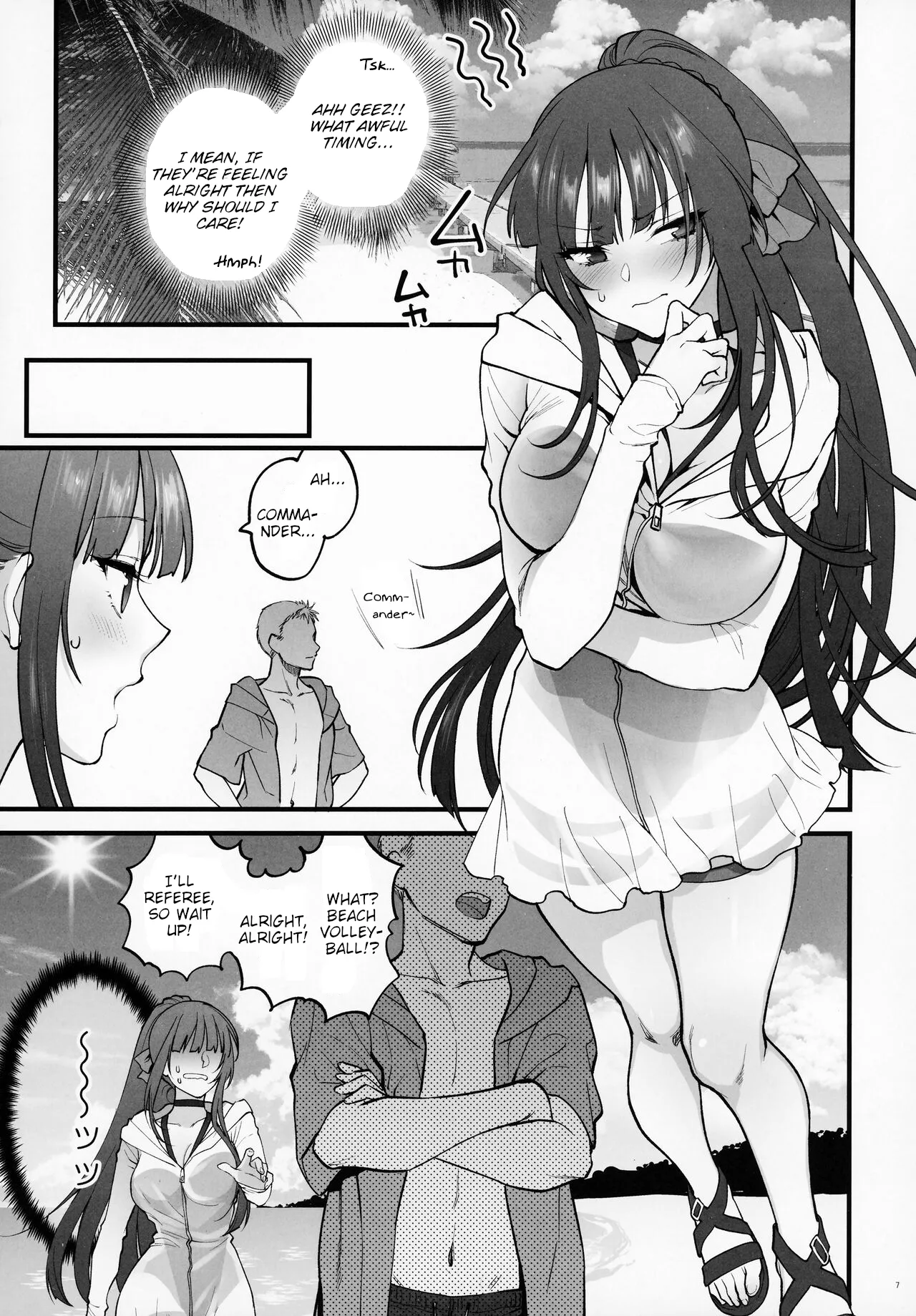 I just wanted to show you my swimsuit, nothing else was intended | Mizugi Mise ni Kita Dakedashi!! porn comic picture 6