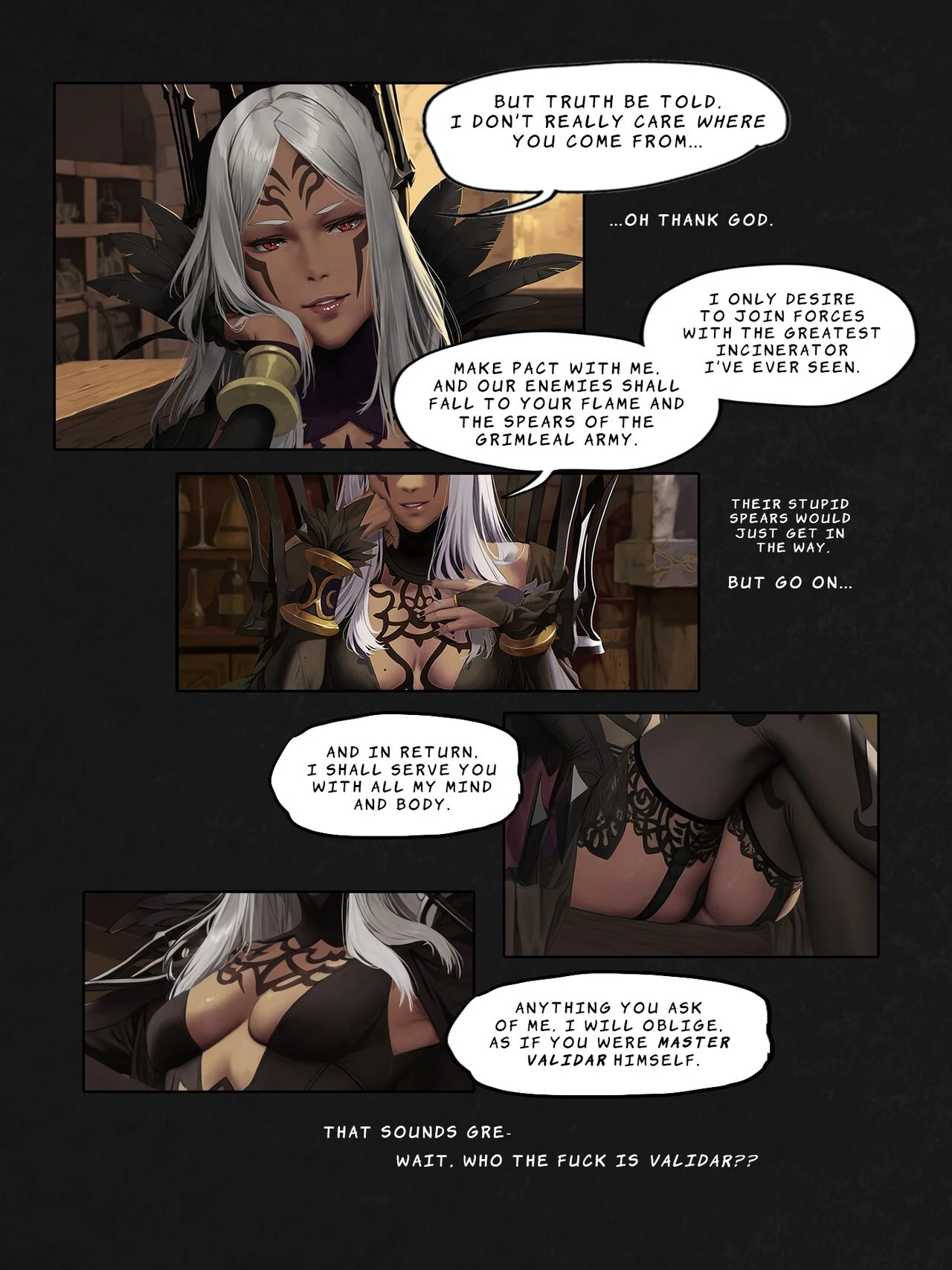 I Reincarnated into a Fire Emblem Isekai and Made a Deal with the Villainess for Anal porn comic picture 15