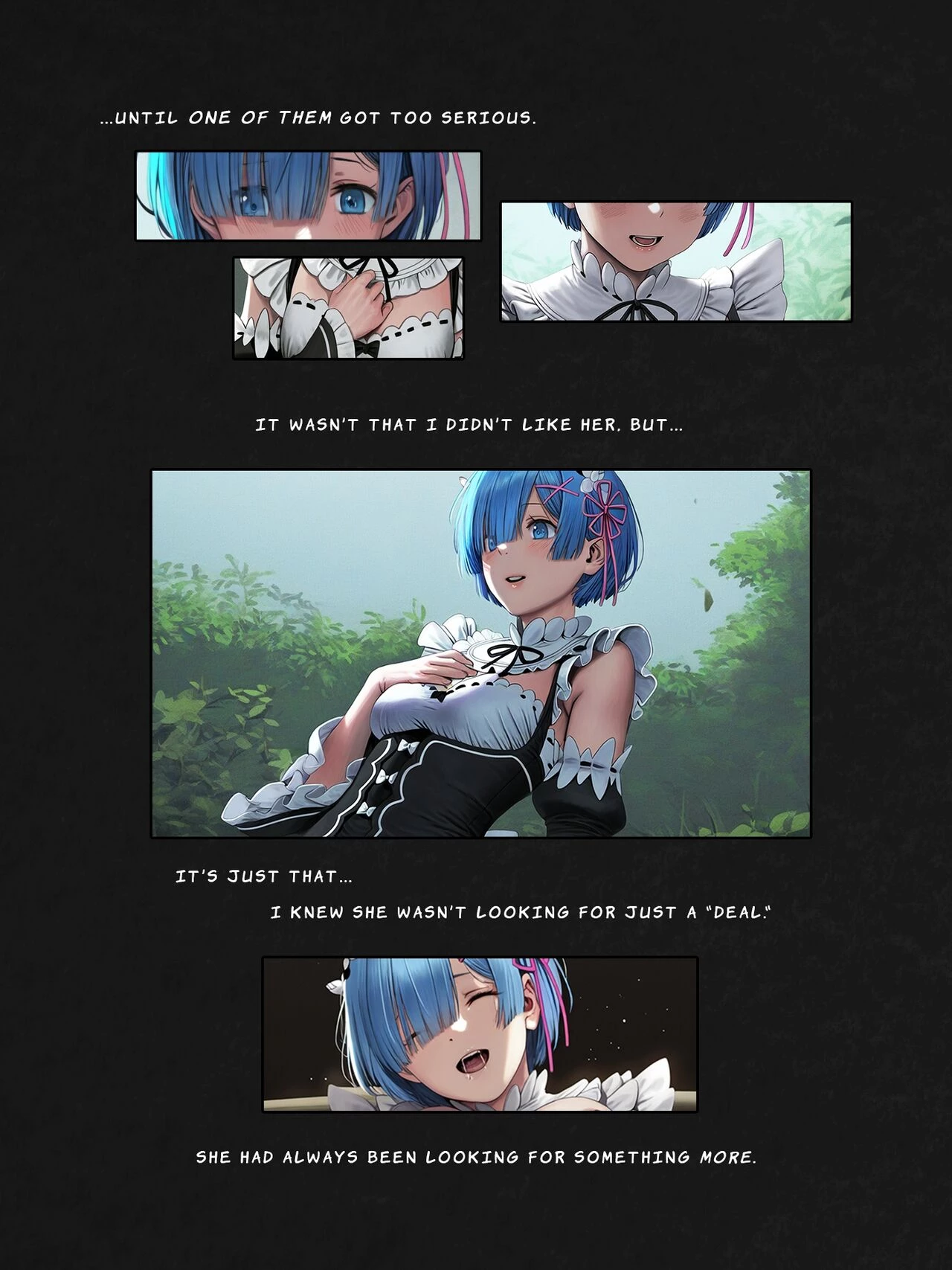 I Reincarnated into a RE:ZERO Isekai and Made a Deal with the Villainess for ANAL porn comic picture 19