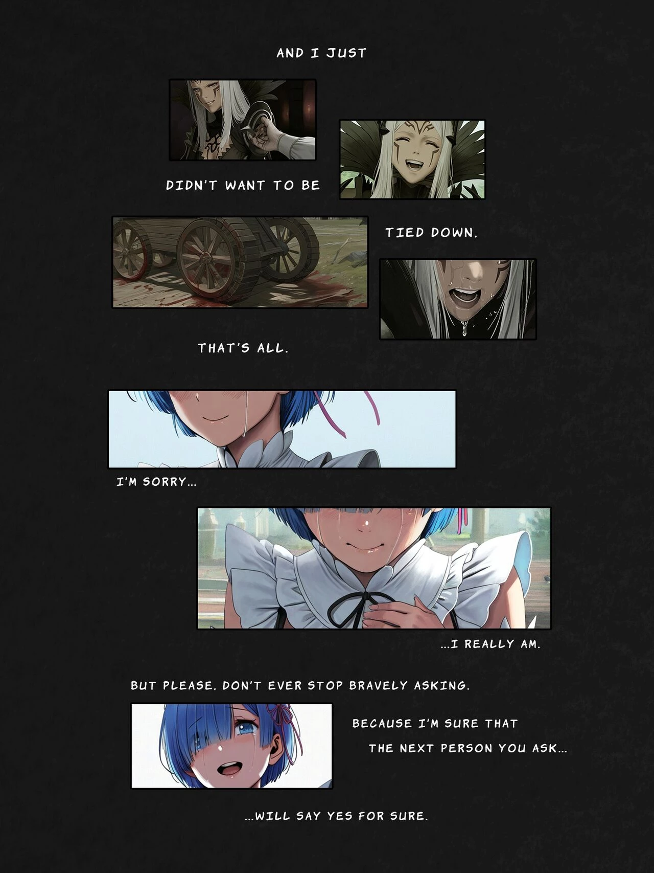 I Reincarnated into a RE:ZERO Isekai and Made a Deal with the Villainess for ANAL porn comic picture 20