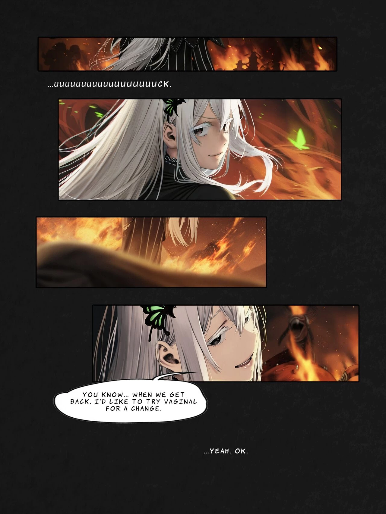 I Reincarnated into a RE:ZERO Isekai and Made a Deal with the Villainess for ANAL porn comic picture 36