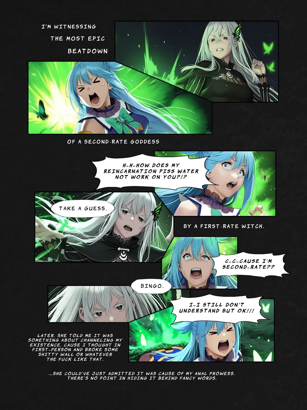 I Reincarnated Out of a Re:ZERO Isekai and Got Back at the Goddess Who Denied Me ANAL porn comic picture 10