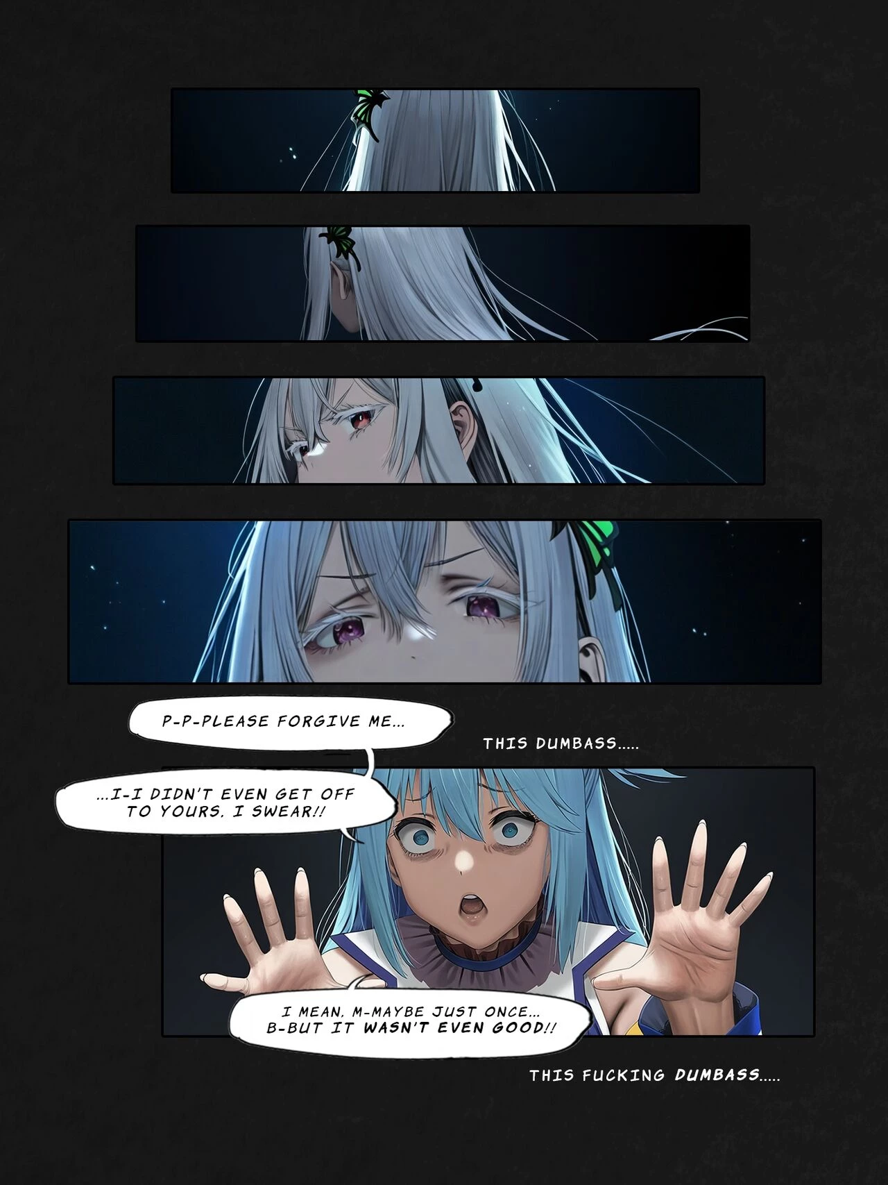 I Reincarnated Out of a Re:ZERO Isekai and Got Back at the Goddess Who Denied Me ANAL porn comic picture 14