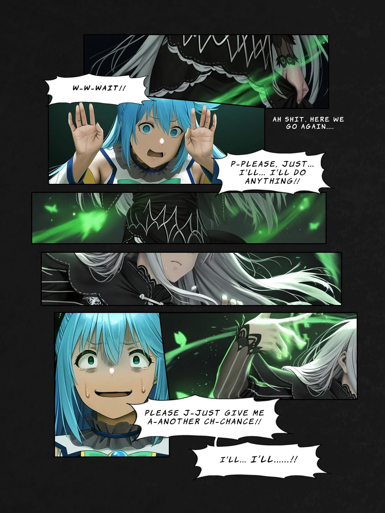 I Reincarnated Out of a Re:ZERO Isekai and Got Back at the Goddess Who Denied Me ANAL porn comic picture 15