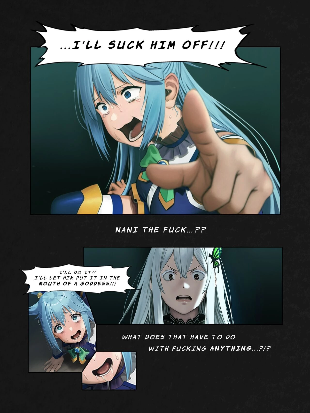 I Reincarnated Out of a Re:ZERO Isekai and Got Back at the Goddess Who Denied Me ANAL porn comic picture 16