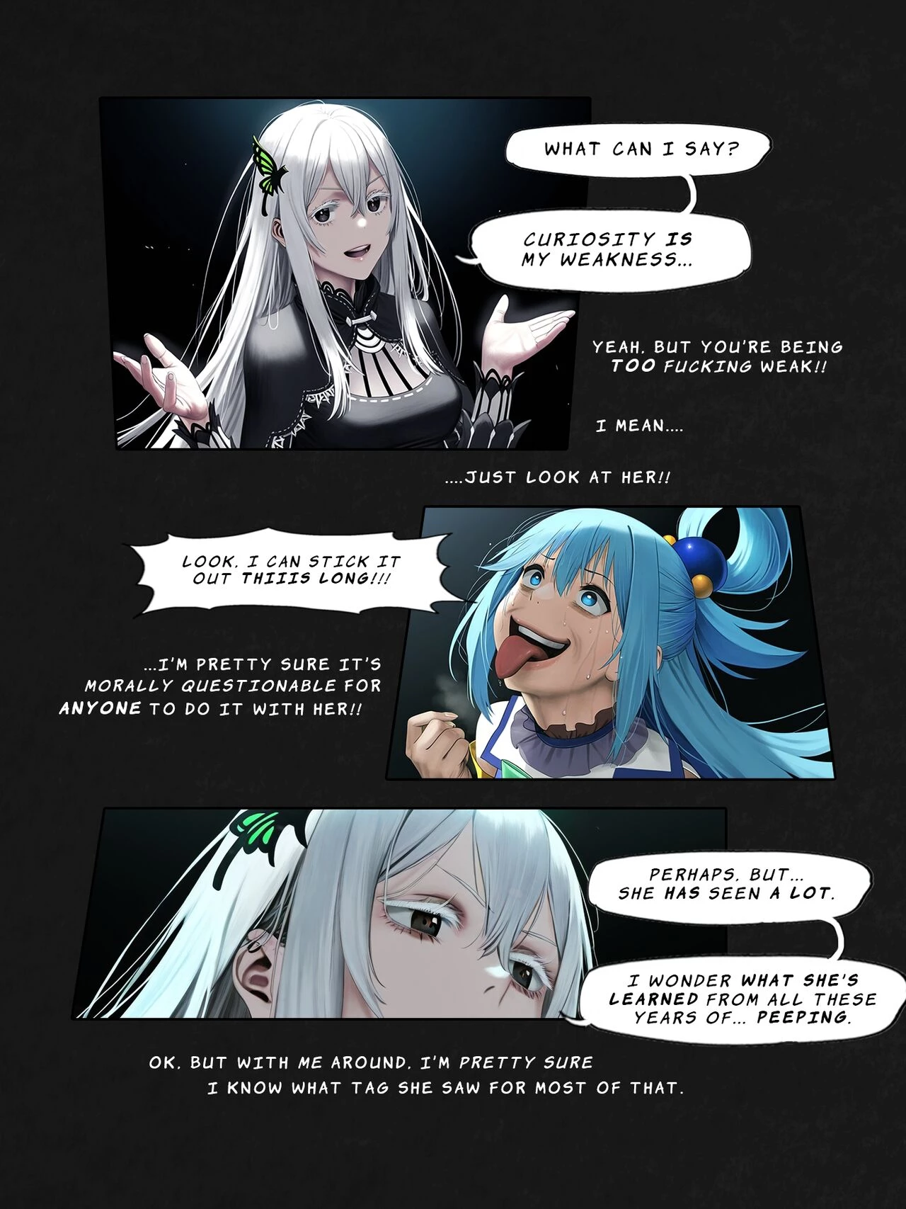 I Reincarnated Out of a Re:ZERO Isekai and Got Back at the Goddess Who Denied Me ANAL porn comic picture 18