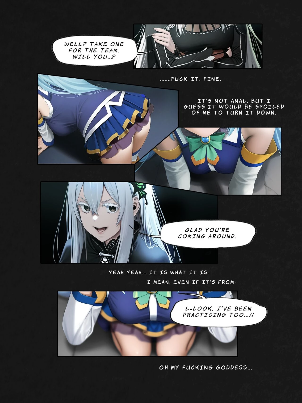 I Reincarnated Out of a Re:ZERO Isekai and Got Back at the Goddess Who Denied Me ANAL porn comic picture 20