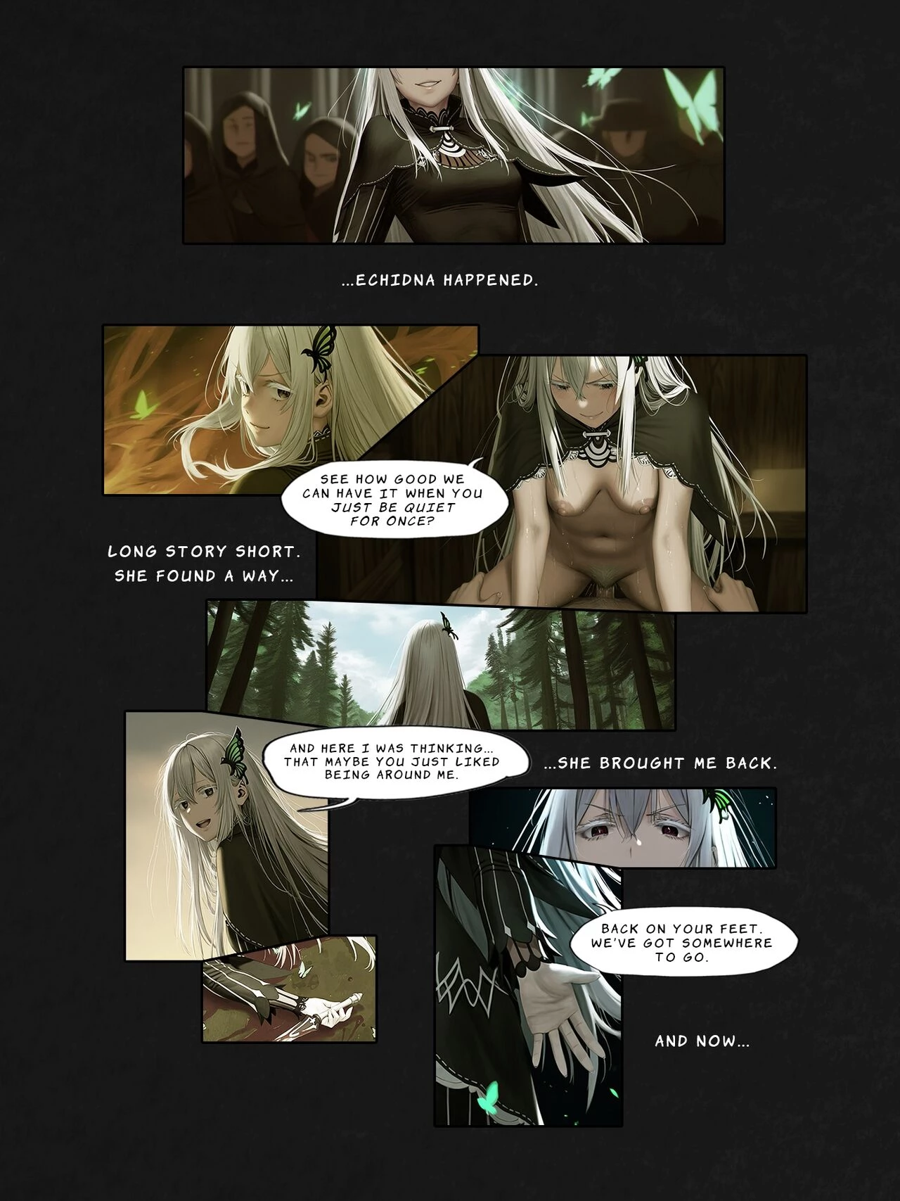 I Reincarnated Out of a Re:ZERO Isekai and Got Back at the Goddess Who Denied Me ANAL porn comic picture 9