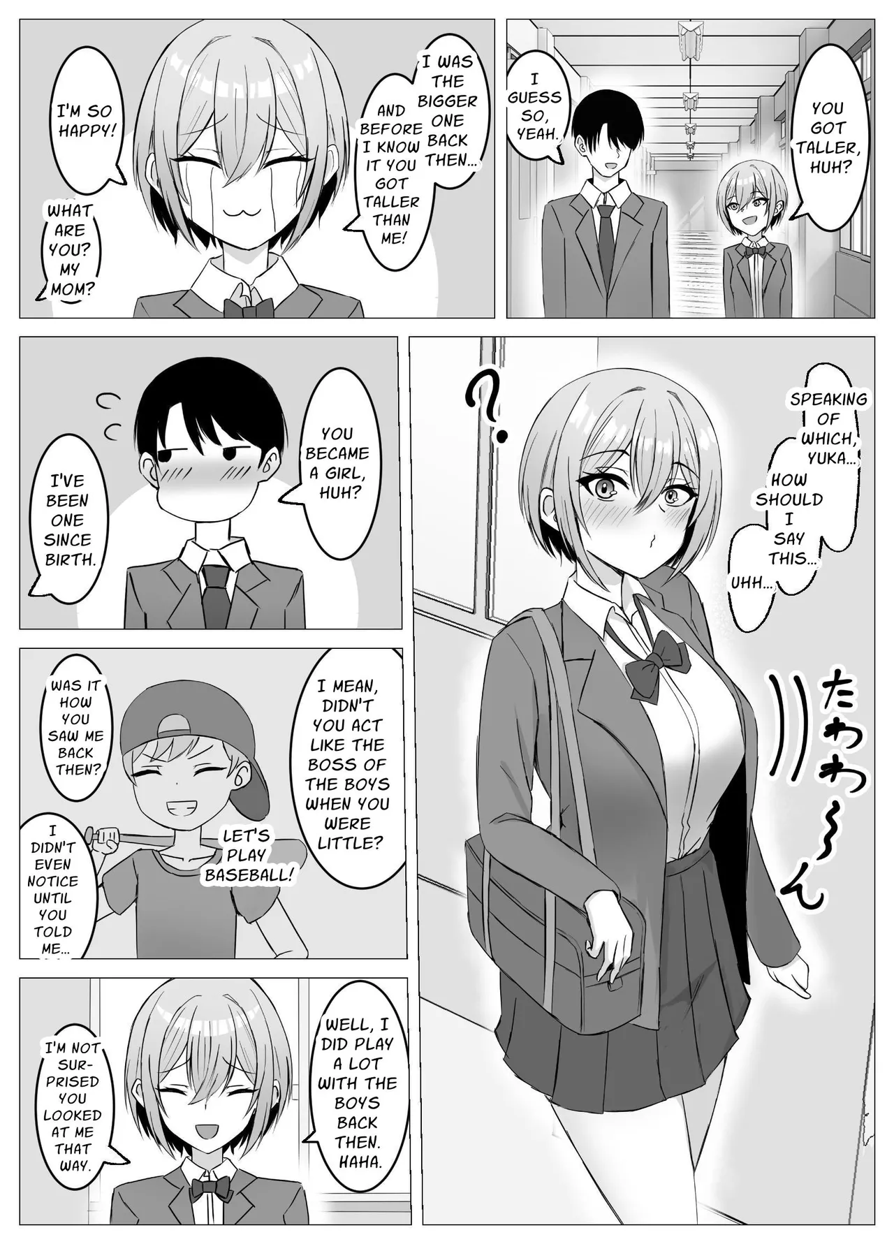 I Reunited With My Longtime Friend and Crossed the Line | Saikai shita Osananajimi to Issen o Koecchau Hanashi porn comic picture 3