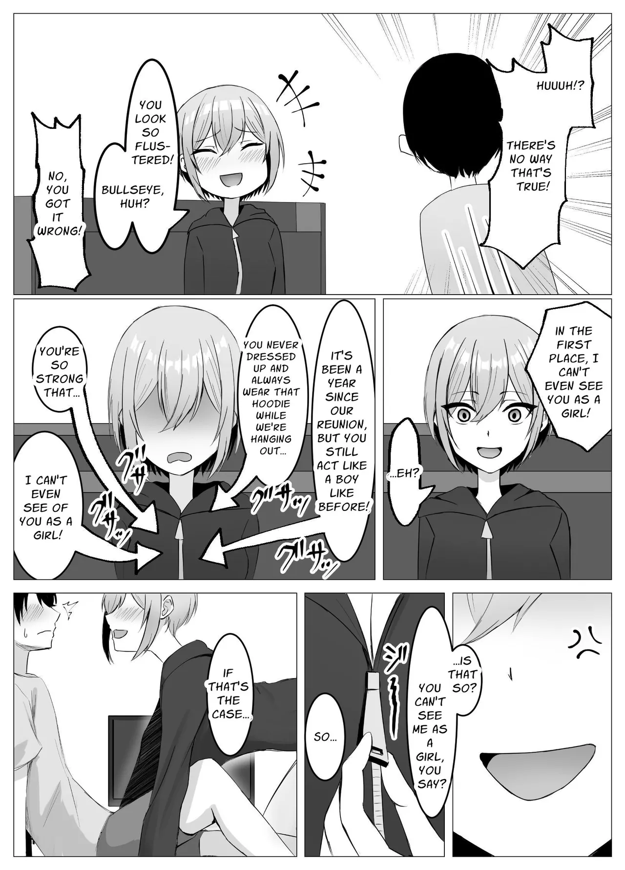 I Reunited With My Longtime Friend and Crossed the Line | Saikai shita Osananajimi to Issen o Koecchau Hanashi porn comic picture 7