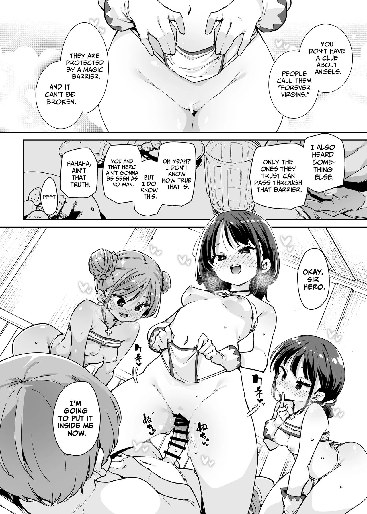 I Want To Adventure With Three Hentai White Mages!! | Do H Shiro Mahoutsukai Sannin Tsurete Tabi ga Shitai - Three Ecchi Healer With Me porn comic picture 11