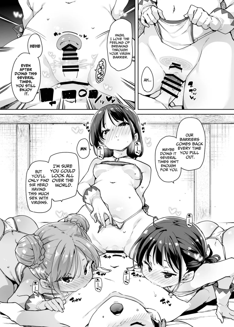 I Want To Adventure With Three Hentai White Mages!! | Do H Shiro Mahoutsukai Sannin Tsurete Tabi ga Shitai - Three Ecchi Healer With Me porn comic picture 12