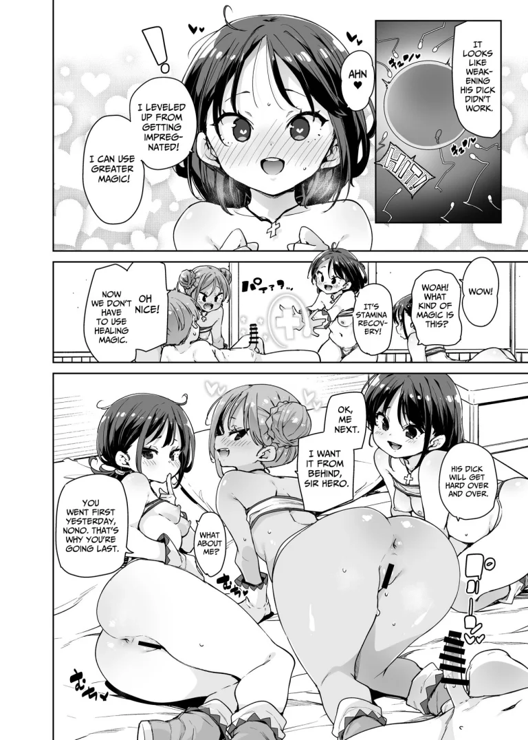 I Want To Adventure With Three Hentai White Mages!! | Do H Shiro Mahoutsukai Sannin Tsurete Tabi ga Shitai - Three Ecchi Healer With Me porn comic picture 15