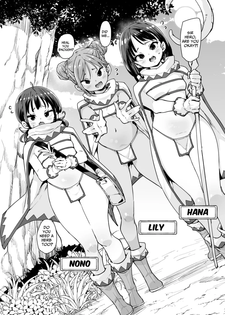 I Want To Adventure With Three Hentai White Mages!! | Do H Shiro Mahoutsukai Sannin Tsurete Tabi ga Shitai - Three Ecchi Healer With Me porn comic picture 3