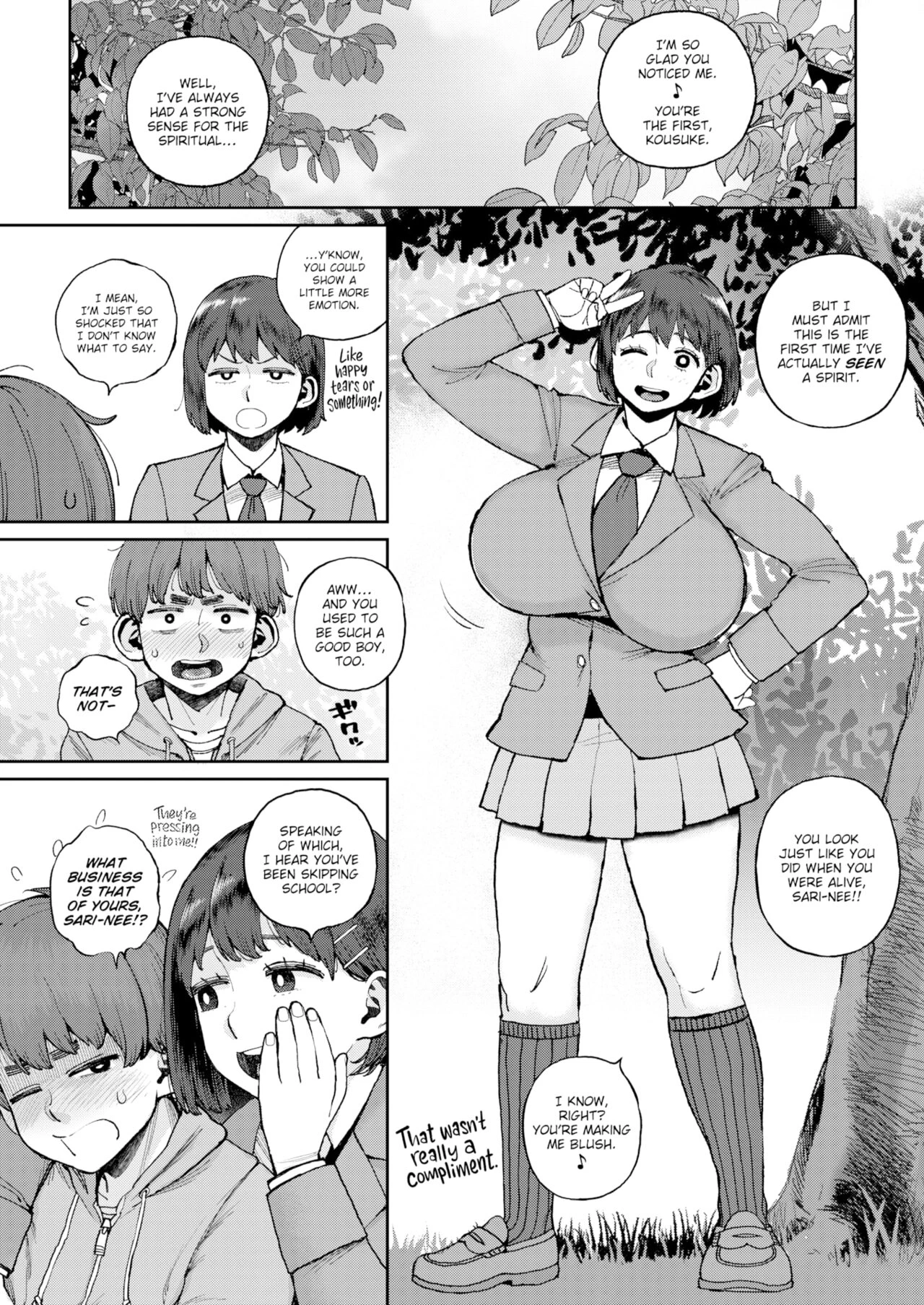 I Want to Let Sari-nee Pass On porn comic picture 4